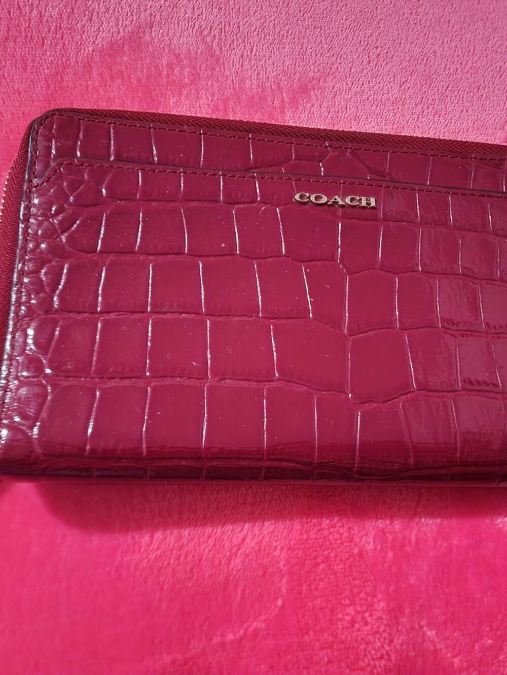 Coach Red Wallet
